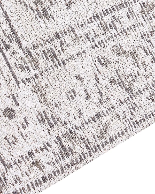 Løbetæppe Beige Bomuld 80 x 300 cm Gang Køkken Løber Langt tæppe