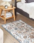 Pikkukuva 2 / 6: Matto monivärinen synteettinen materiaali 80 x 150 cm orientaalinen kuviointi perinteinen vintage-tyyli
