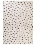 Miniatyrbillede 1 af 6: Gulvtæppe Beige Sort Bomuld 160 x 230 cm Moderne Løs Fladvævet Bomuldstæppe Mønstret Kort Luv Tæppe til under Sofabord Tilbehør