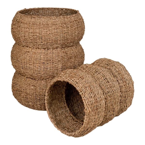 Sarbas korg Ø25/35cm set med 2 natur.
