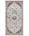 Pikkukuva 4 / 7: Matto beige/sininen monivärinen polypropeeni polyesteri 80 x 150 cm orientaalinen kuvio vintage-tyyli