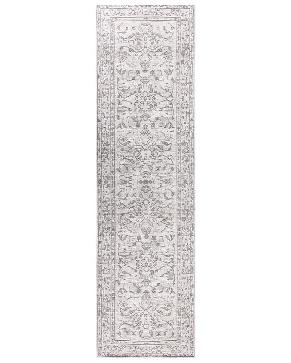 Gångmatta Beige Bomull 80 x 300 cm Hall Kök Lång Matta