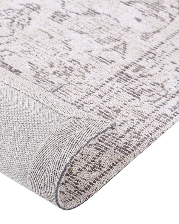 Gångmatta Beige Bomull 80 x 300 cm Hall Kök Lång Matta