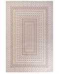 Miniatyrbild 4 av 7: Matta Beige och Vit Juteblandning 200 x 300 cm Modern Geometriskt Mönster Mjuk Heminredning