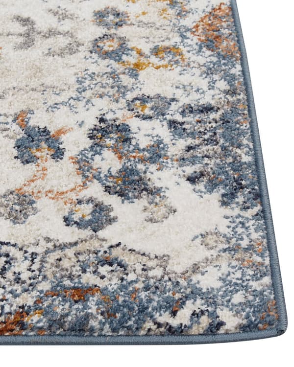 Gulvtæppe Multifarvet Polypropylen 200 x 300 cm Orientalsk Tæppe under Spisebord Vintage Traditionel Fladvævet Plasttæppe til Soveværelse