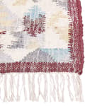 Miniatyrbilde 5 av 7: Teppe Flerfarget Jute 160 x 230 cm Rektangulært med dusker Håndvevd Boho Stue Soverom