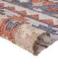 Miniatyrbilde 7 av 7: Teppe Flerfarget Jute 160 x 230 cm Rektangulært Geometrisk Mønster Håndvevd Boho Stue Soverom