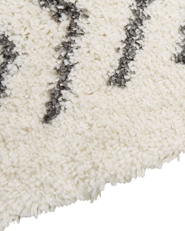 Tæppeløber Grøn Polyester og Bomuld 80 x 300 cm Blød Ryatæppe Luvtæppe Shaggy Tæppeløber til Entre Indendørs Moderne Tilbehør