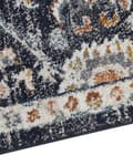 Pikkukuva 5 / 7: Matto sininen/beige 200 x 300 cm orientaalinen kuvio kulunut viimeistely vintage tyyli