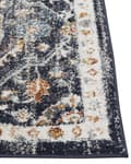 Pikkukuva 6 / 7: Matto sininen/beige 200 x 300 cm orientaalinen kuvio kulunut viimeistely vintage tyyli