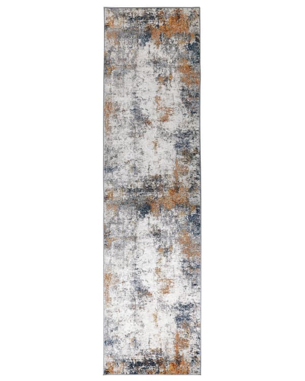 Område Tæppe Grå 80 x 300 cm Orientalsk Distressed Stue Soveværelse