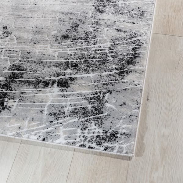 Tæppe Apollonia 160x220cm hvid-grå