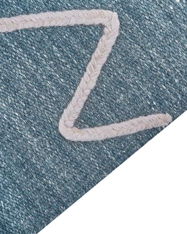 Gulvteppe Grå Polyester 80 x 150 cm Rektangulær Abstrakt mønster med dusker Boho Innendørs Utendørs