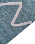 Miniatyrbilde 4 av 6: Gulvteppe Grå Polyester 80 x 150 cm Rektangulær Abstrakt mønster med dusker Boho Innendørs Utendørs