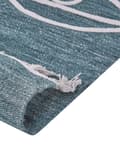 Miniatyrbilde 5 av 6: Gulvteppe Grå Polyester 80 x 150 cm Rektangulær Abstrakt mønster med dusker Boho Innendørs Utendørs