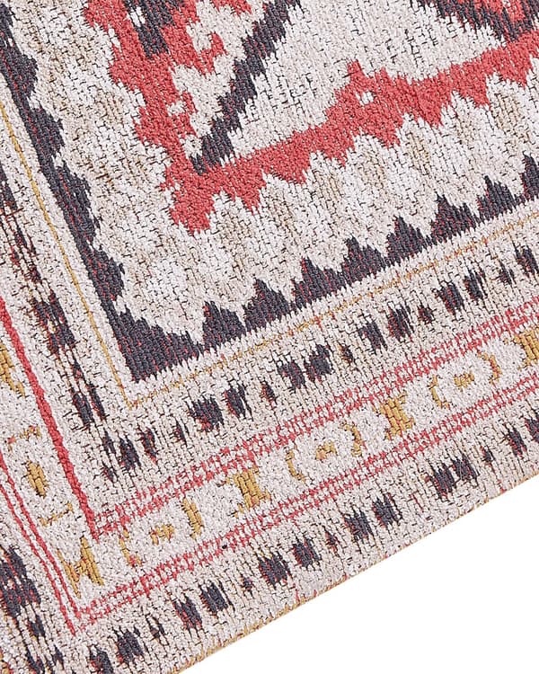 Gulvteppe Flerfarget Bomull 80 x 150 cm Moderne Geometrisk mønster Myk Hjemmeinnredning