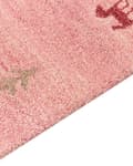 Miniatyrbillede 6 af 7: Gabbeh Tæppe Pink Uld 200 x 300 cm Håndtuftet vestligt motiv Rustikt moderne design