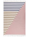 Miniatyrbilde 4 av 7: Gulvteppe Flerfarget Jute 140 x 200 cm Rektangulært Håndvevd med Dusker Moderne Design