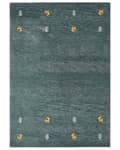 Pikkukuva 4 / 7: Matto tummanvihreä villa 160 x 230 cm käsin tuftattu eläinkuvio rustiikkinen tyyli Gabbeh