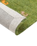 Pikkukuva 7 / 7: Matto vihreä villa 160 x 230 cm käsin tuftattu rustiikkinen Gabbeh moderni tyyli