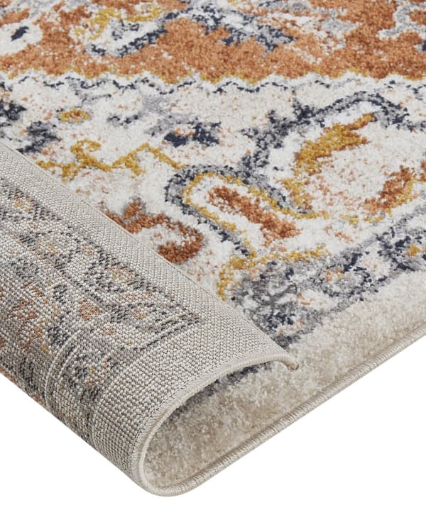 Matta Beige 80 x 150 cm Orientalisk Sliten Vardagsrum Sovrum