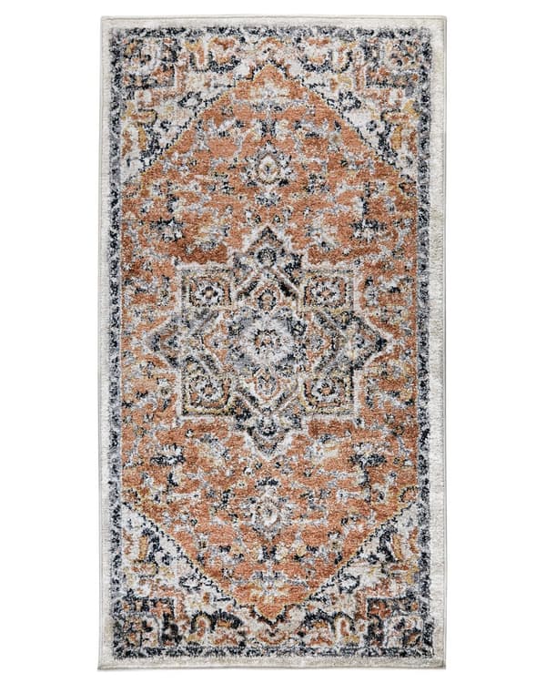 Matta Beige 80 x 150 cm Orientalisk Sliten Vardagsrum Sovrum