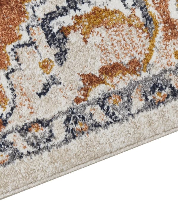 Matta Beige 200 x 300 cm Orientalisk Sliten Vardagsrum Sovrum