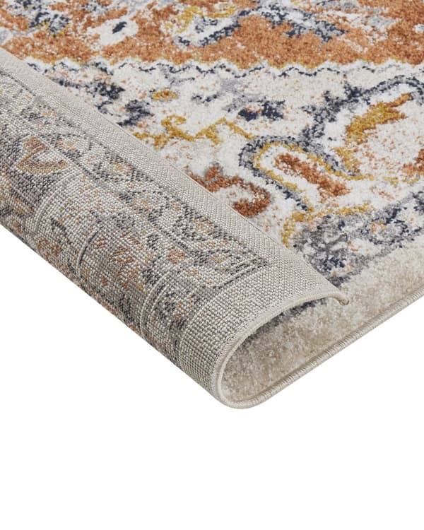 Matta Beige 200 x 300 cm Orientalisk Sliten Vardagsrum Sovrum