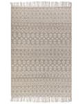 Miniatyrbilde 4 av 7: Teppe Beige Ull Polyester 200 x 300 cm Dusker Geometrisk mønster Boho Moderne Tilbehør Dekorasjon Stue Soverom