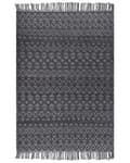 Miniatyrbilde 4 av 7: Teppe Svart Ull Polyester 160 x 230 cm Dusker Geometrisk mønster Boho Moderne Tilbehør Dekorasjon Stue Soverom