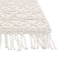 Miniatyrbilde 7 av 7: Teppe Lys Beige Ull Polyester 160 x 230 cm Dusker Geometrisk mønster Boho Moderne Tilbehør Dekorasjon Stue Soverom