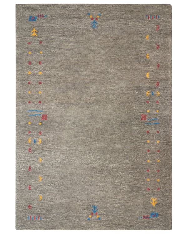 Gabbeh Matta 160 x 230 cm Rektangulär Flerfärgad Geometriskt Mönster Handtuftad Bohemisk Stil Vardagsrum Sovrum Barnrum