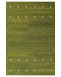Miniatyrbild 4 av 7: Ullmatta Gabbeh Grön 200 x 300 cm Handtuftad Western-motiv Rustik Modern Design