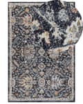 Miniatyrbilde 1 av 7: Gulvteppe Teppe Blå Beige 160 x 230 cm Orientalsk mønster Stue Soverom