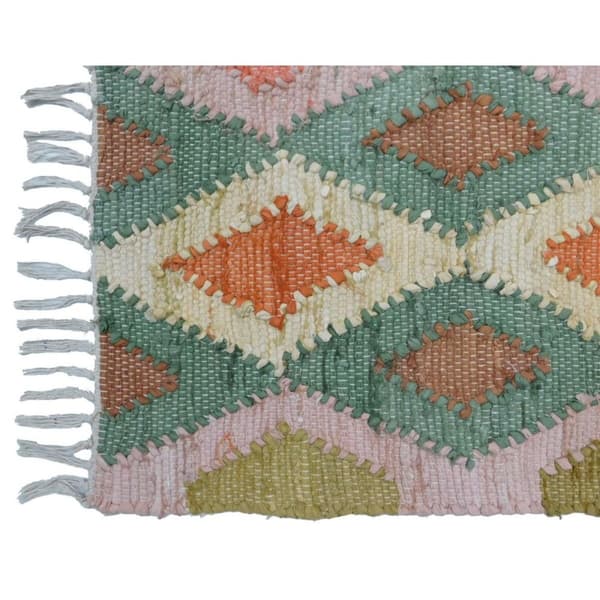 Matta DKD Home Decor Grå Gul Multicolour Romb 160 x 230 x 1 cm