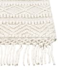 Miniatyrbilde 4 av 6: Gulvteppe Teppe Beige Ull 160 x 230 cm Dusker Håndvevd Stue Soverom Boho Moderne