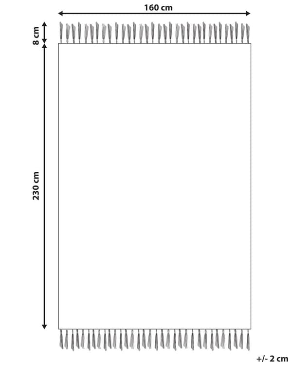 Kelimtæppe Multifarvet Uld 160 x 230 cm Fladvævet Løs Gulvtæppe til Børneværelse Mønstret Håndvævet Tæppe under Sofabord Tilbehør