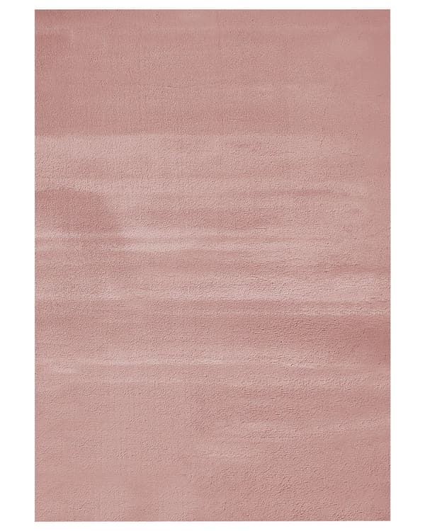 Fluffy Gulvtæppe Lyserød Pels 160 x 230 cm Blødt Luv Tæppe til Soveværelse Moderne Pelstæppe Tilbehør til Stuen Ryatæppe Tæppe under Sofabord