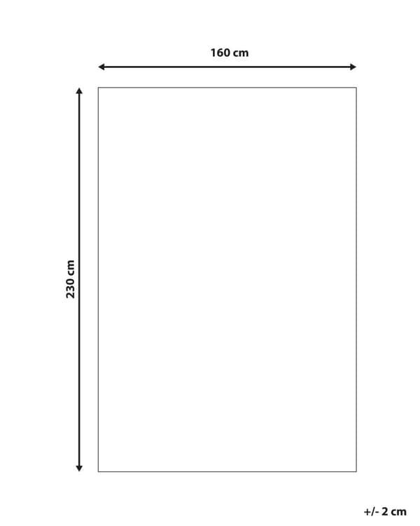 Fluffy Gulvtæppe Sort Pels 160 x 230 cm Blødt Luv Tæppe til Soveværelse Moderne Pelstæppe Tilbehør til Stuen Ryatæppe Tæppe under Sofabord