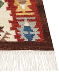 Pikkukuva 6 / 7: Matto monivärinen 160 x 230 cm villa puuvilla hapsut itämainen kuvio Kelim käsintehty boho