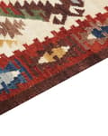 Pikkukuva 5 / 7: Matto monivärinen 200 x 300 cm villa puuvilla hapsut itämainen kuvio Kelim käsintehty boho
