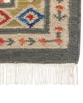 Miniatyrbild 7 av 7: Ullmatta Flerfärgad 200 x 300 cm Handvävd Kelim Matta Rustik Orientalisk Design