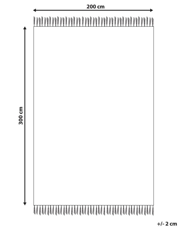 Kelim Ullmatta Flerfärgad 200 x 300 cm Handvävd Etniskt Motiv Rustik Orientalisk Design