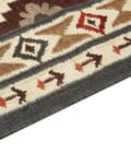 Miniatyrbild 5 av 7: Ullmatta Flerfärgad 80 x 300 cm Handvävd Kelim Matta Rustik Orientalisk Design
