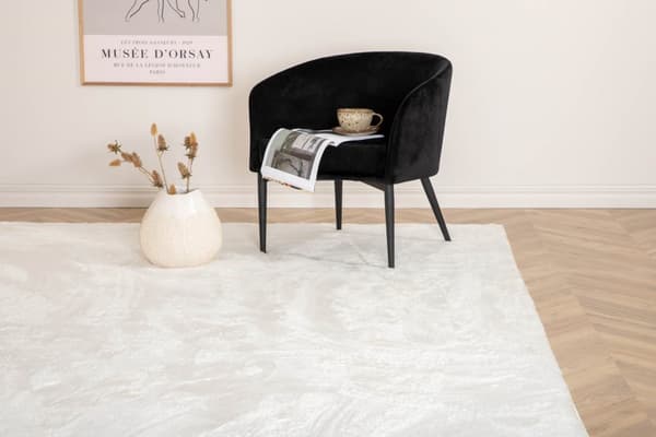 Blanca teppe 230x160 cm polyester hvit.