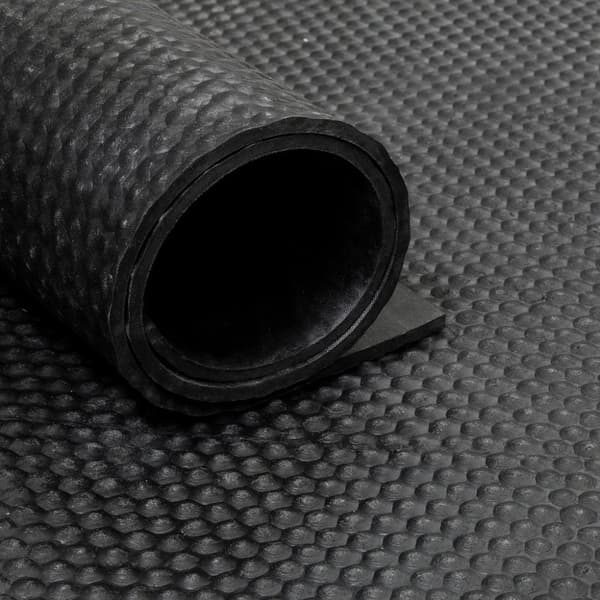 Kumimatto rullalla Vasaran isku 10mm - Leveys 250 cm - 5 metriä