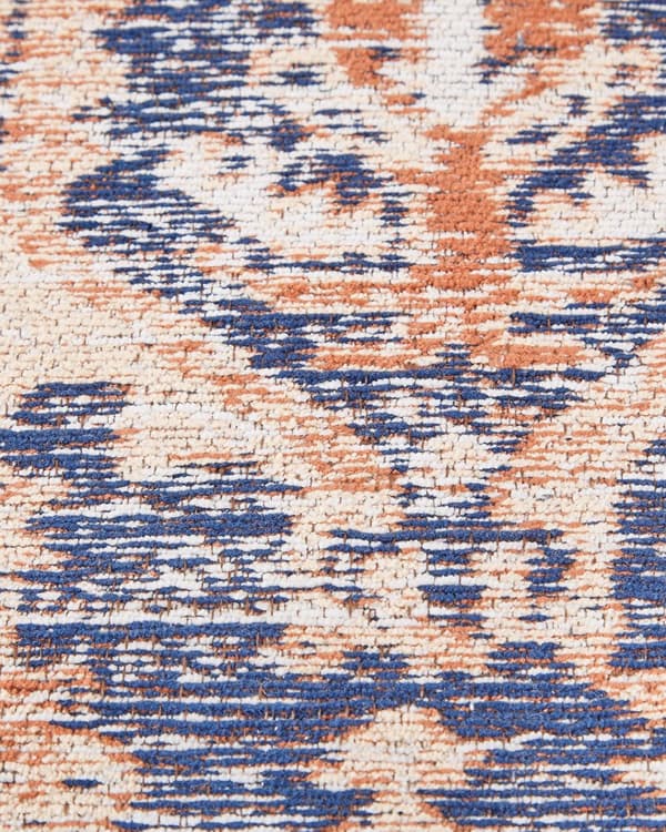 Teppe Blå Rød Bomull 200 x 300 cm Rektangulært Orientalsk mønster Boho stil Gang