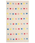 Miniatyrbild 1 av 6: Områdesmatta Multicolour Mini Pompoms 80 x 150 cm Löpare med låg ludd för barn Lekrum
