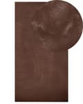 Miniatyrbillede 1 af 7: Fluffy Gulvtæppe Brun Pels 80 x 150 cm Blødt Luv Tæppe til Soveværelse Moderne Pelstæppe Tilbehør til Stuen Ryatæppe Dekoration