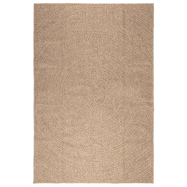 vidaXL Teppe ZIZUR 200x290 cm jute-utseende innendørs og utendørs